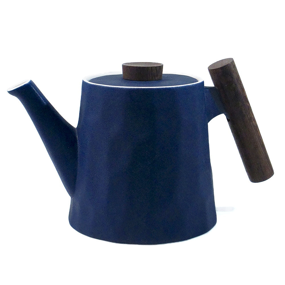 blu - teapot with rosewood handle - Tea Desire