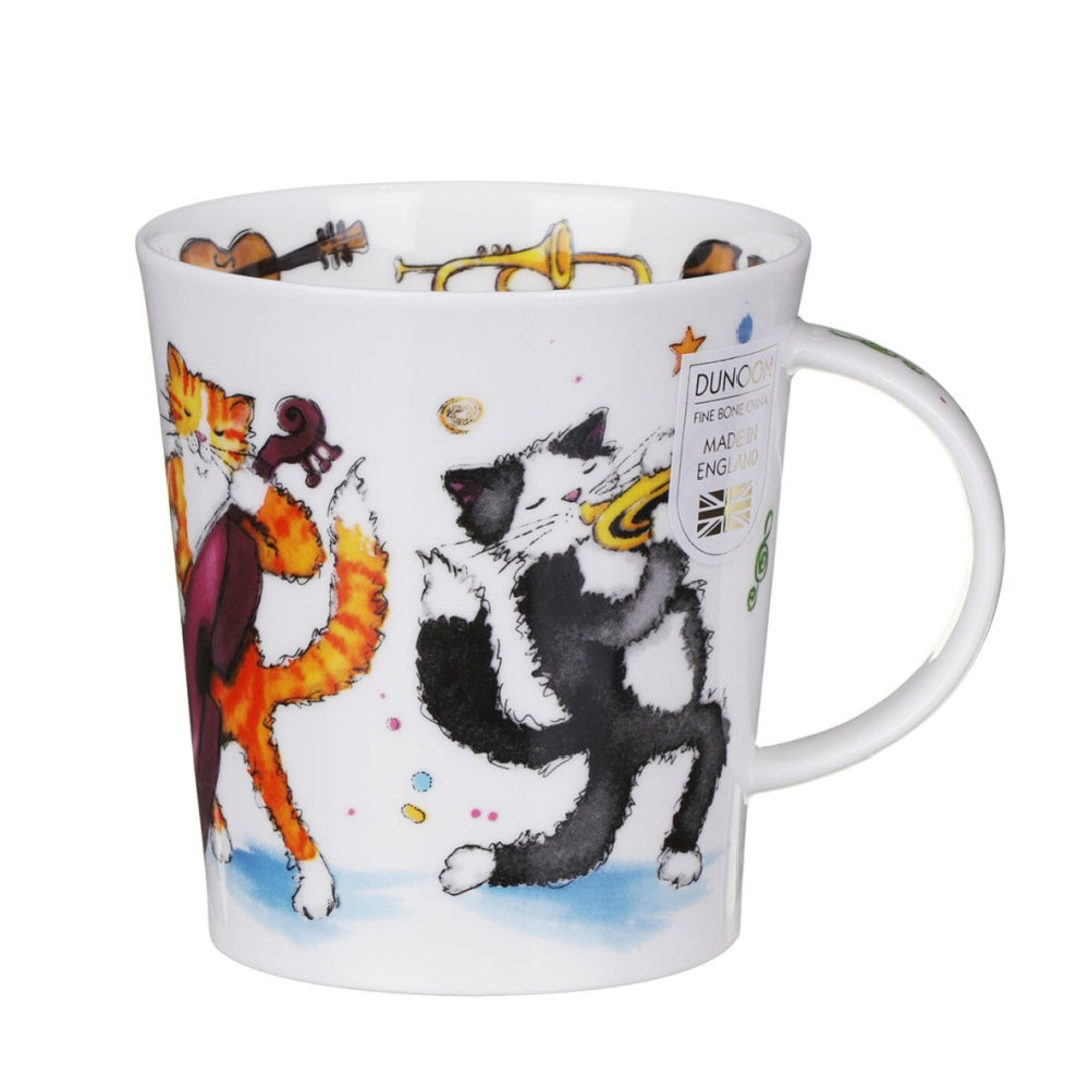 Dunoon's Lomond Shape Mug Groovy Cats