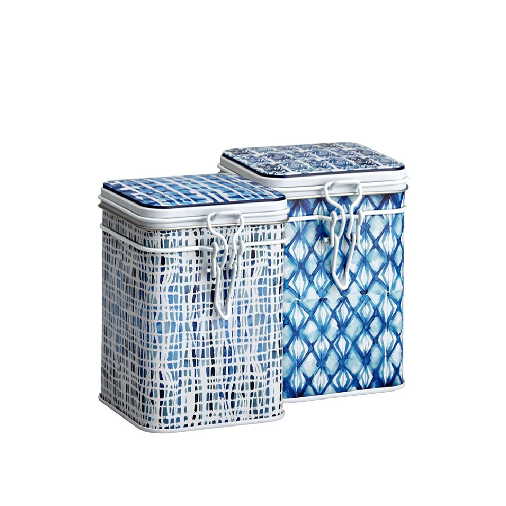 Tea Storage Tin Indigo by Eigenart @ Tea Desire