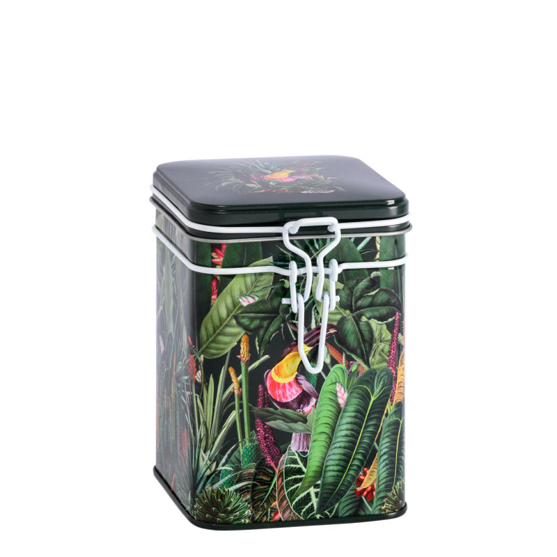 Tea Desire's Tea Storage Tin Rainforest dark